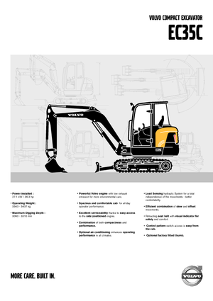 Minibagger Volvo EC35C