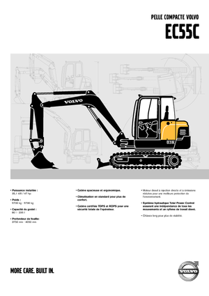 Minibagger Volvo EC55C