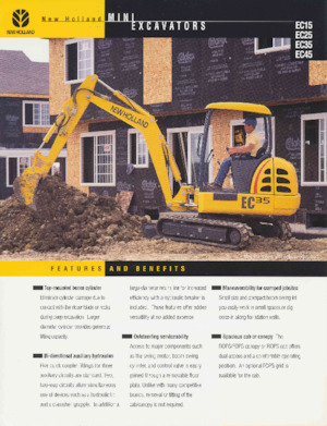 Minibagger New Holland EC45