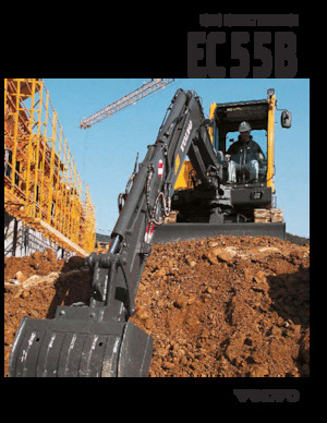 Minibagger Volvo EC55B