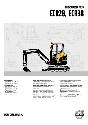 Minibagger Volvo ECR28