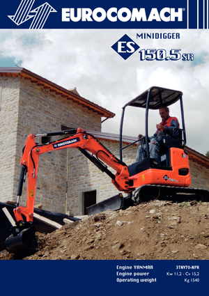 Minibagger Eurocomach ES 150.5 SR