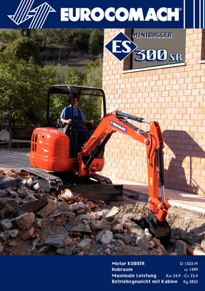 Minibagger Eurocomach ES 300 SR