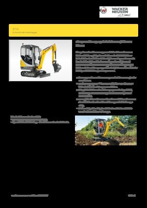 Minibagger Wacker Neuson ET16