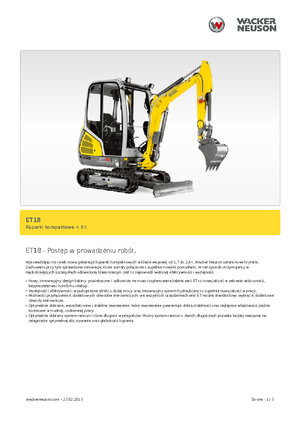 Minibagger Wacker Neuson ET 18