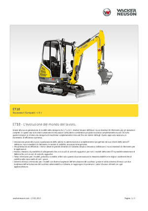 Minibagger Wacker Neuson ET 18