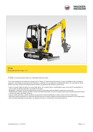Minibagger Wacker Neuson ET 18