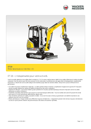 Minibagger Wacker Neuson ET 20