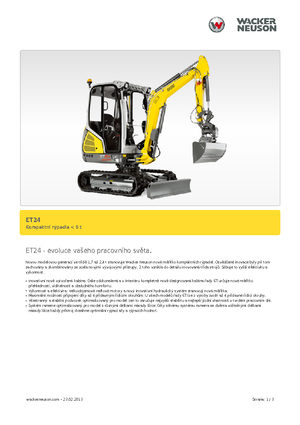 Minibagger Wacker Neuson ET24