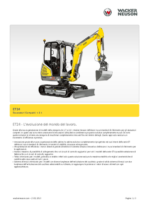 Minibagger Wacker Neuson ET24
