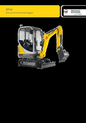 Minibagger Wacker Neuson ET16