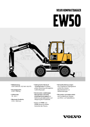 Mobilbagger Volvo EW50