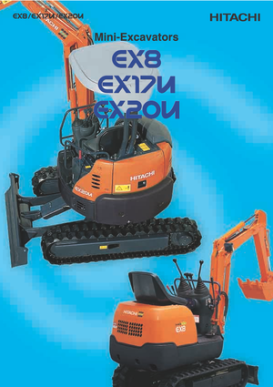Minibagger Hitachi EX 8
