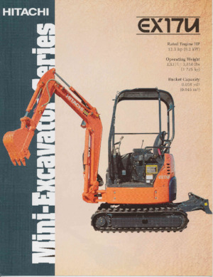 Minibagger Hitachi EX17U