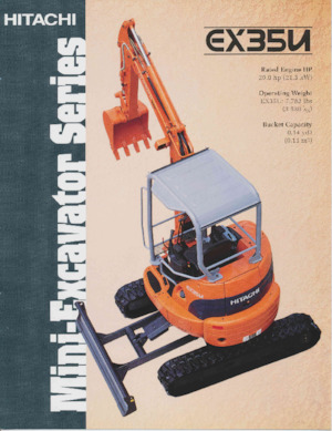 Minibagger Hitachi EX35U