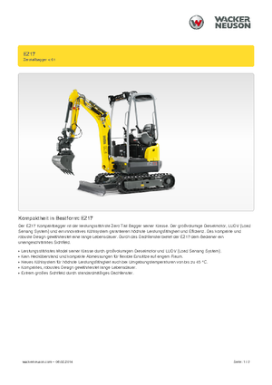 Minibagger Wacker Neuson EZ17