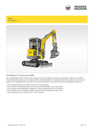 Minibagger Wacker Neuson EZ28