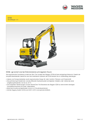 Minibagger Wacker Neuson EZ38