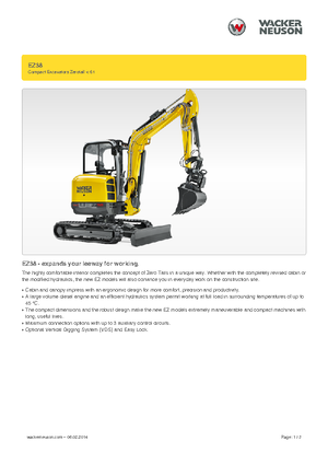 Minibagger Wacker Neuson EZ38