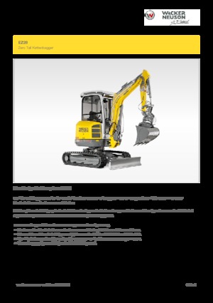 Minibagger Wacker Neuson EZ28