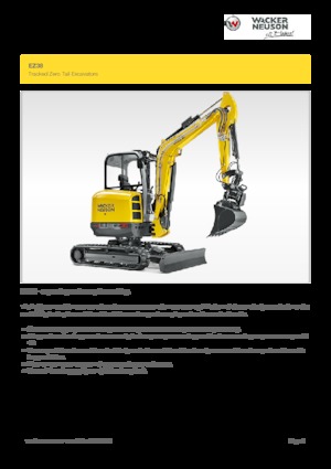 Minibagger Wacker Neuson EZ38