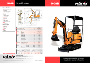Minibagger Hanix H 08 B