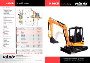 Minibagger Hanix H 36 R