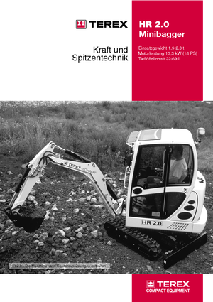 Minibagger Terex-Schaeff HR 2.0