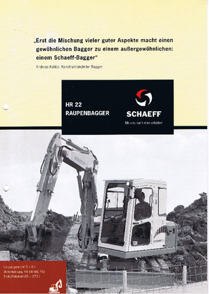 Minibagger Terex-Schaeff HR 22