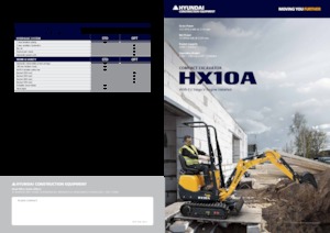 Minibagger Hyundai HX10A