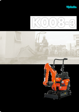 Minibagger Kubota K008-3