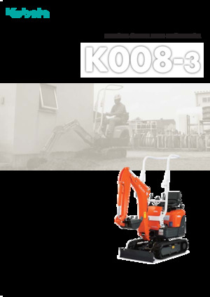Minibagger Kubota K008-3