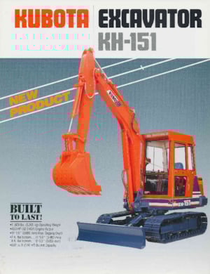 Minibagger Kubota KH151