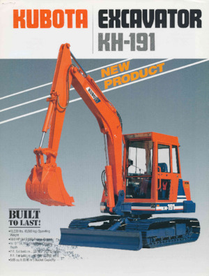 Minibagger Kubota KH191