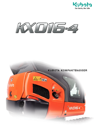 Minibagger Kubota KX016-4 G
