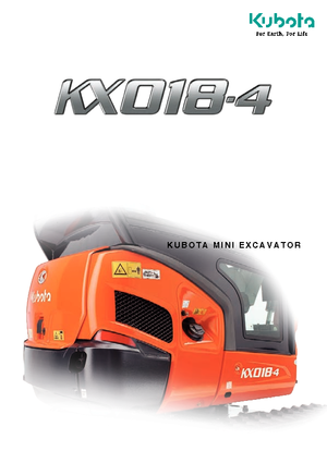 Minibagger Kubota KX018-4 G