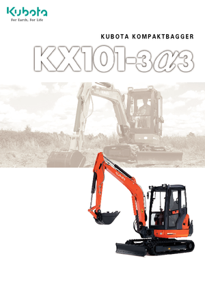 Minibagger Kubota KX101-3α3