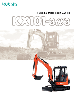 Minibagger Kubota KX101-3α3