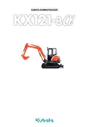 Minibagger Kubota KX121-3α GL