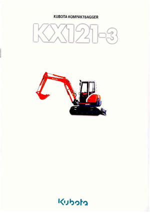 Minibagger Kubota KX121-3 GL