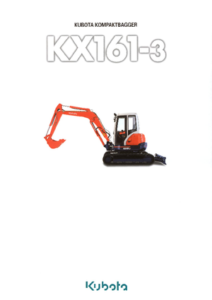 Minibagger Kubota KX161-3α GL