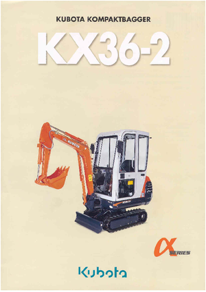 Minibagger Kubota KX36-2 HG
