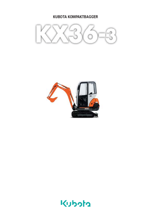 Minibagger Kubota KX36-3 GL