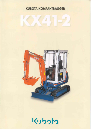Minibagger Kubota KX41-2 HG