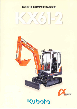 Minibagger Kubota KX61-2 G