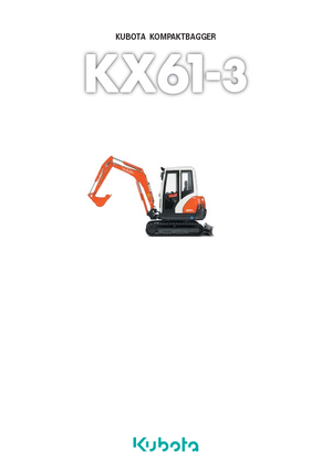 Minibagger Kubota KX61-3 GL