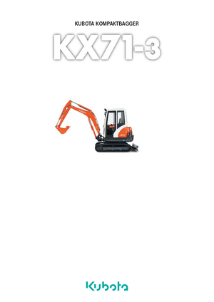 Minibagger Kubota KX71-3 GL