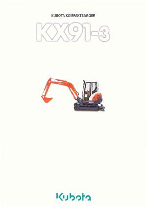 Minibagger Kubota KX91-3α GL