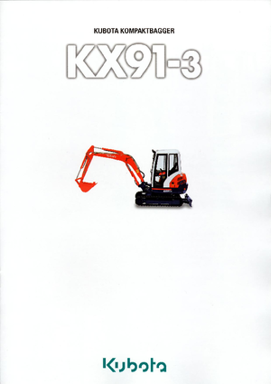 Minibagger Kubota KX91-3 GL