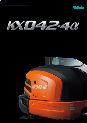 Minibagger Kubota KX042-4a